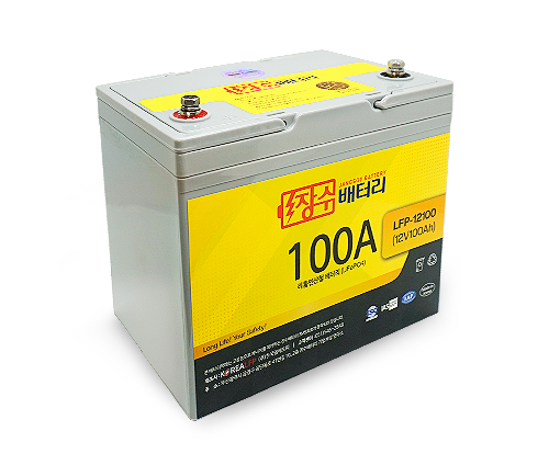 장수배터리 LFP리튬인산철 대용량 다용도 배터리 LFP-12100 (12V100Ah)