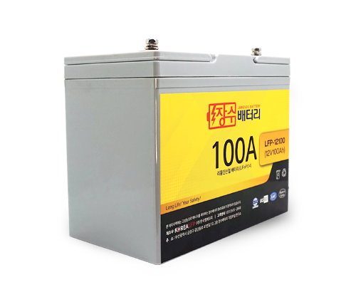 장수배터리 LFP리튬인산철 대용량 다용도 배터리 LFP-12100 (12V100Ah)