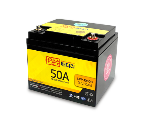 장수배터리 LFP리튬인산철 다용도 배터리 LFP-1250S (12V50Ah)